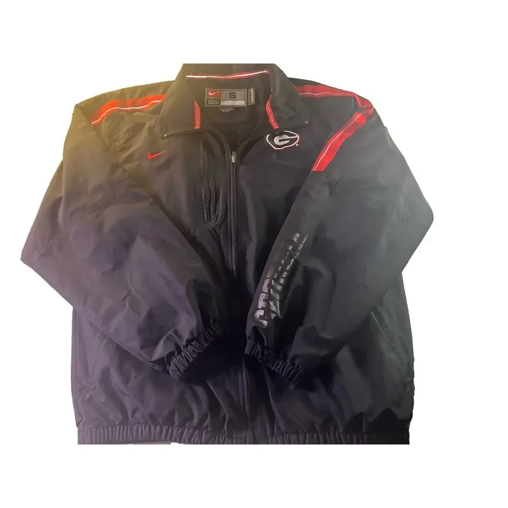 Nike Team Authentic Georgia Bulldogs 2-Piece Tracksuit Set Men’s S Black/Red